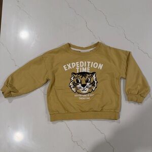 Expedition Time Kids Yellow Sweatshirt